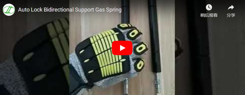 Auto Lock Bidirectional Support Gas Spring